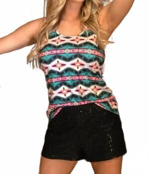 NEW STERLING KREEK harbor bae tank top in multicolor